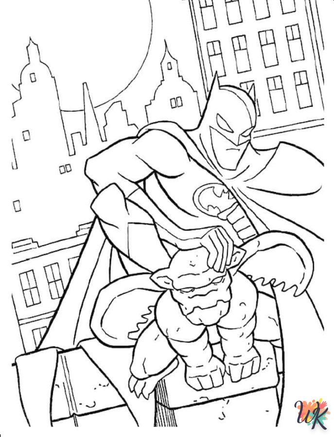 coloring Batman  for 7 year old child