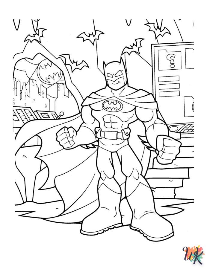 coloriage Batman  voor kinderen om af te drukken