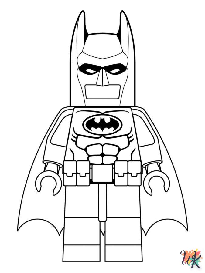 coloring Batman  to print for 4 year old child