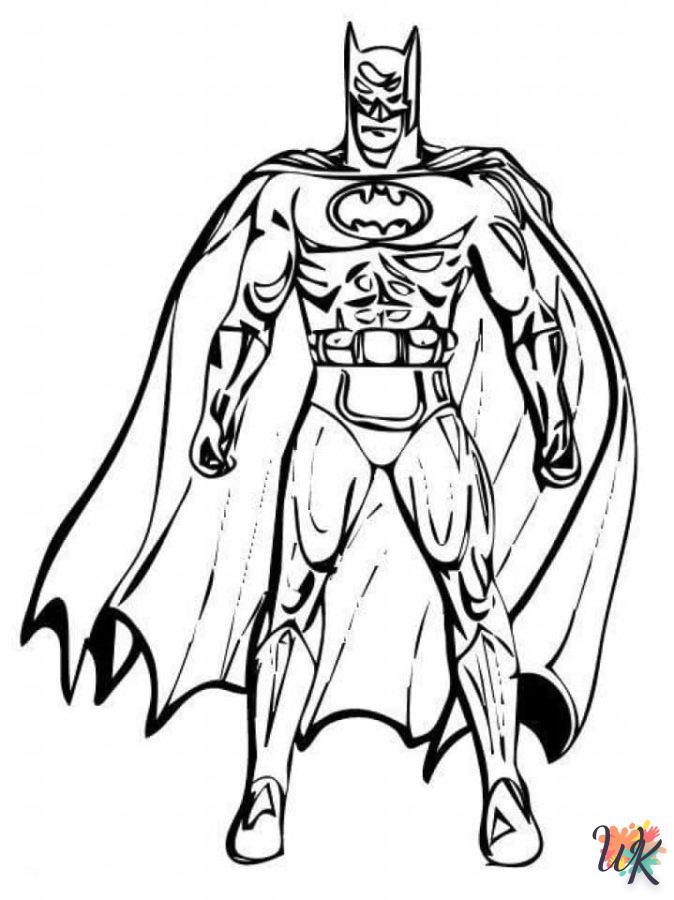 coloriage Batman  zum Ausdrucken für ein 9-jähriges Kind