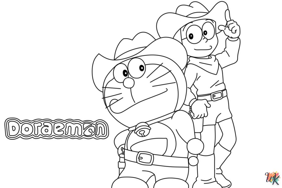 coloriage Doraemon  a imprimer enfant 5 ans 1