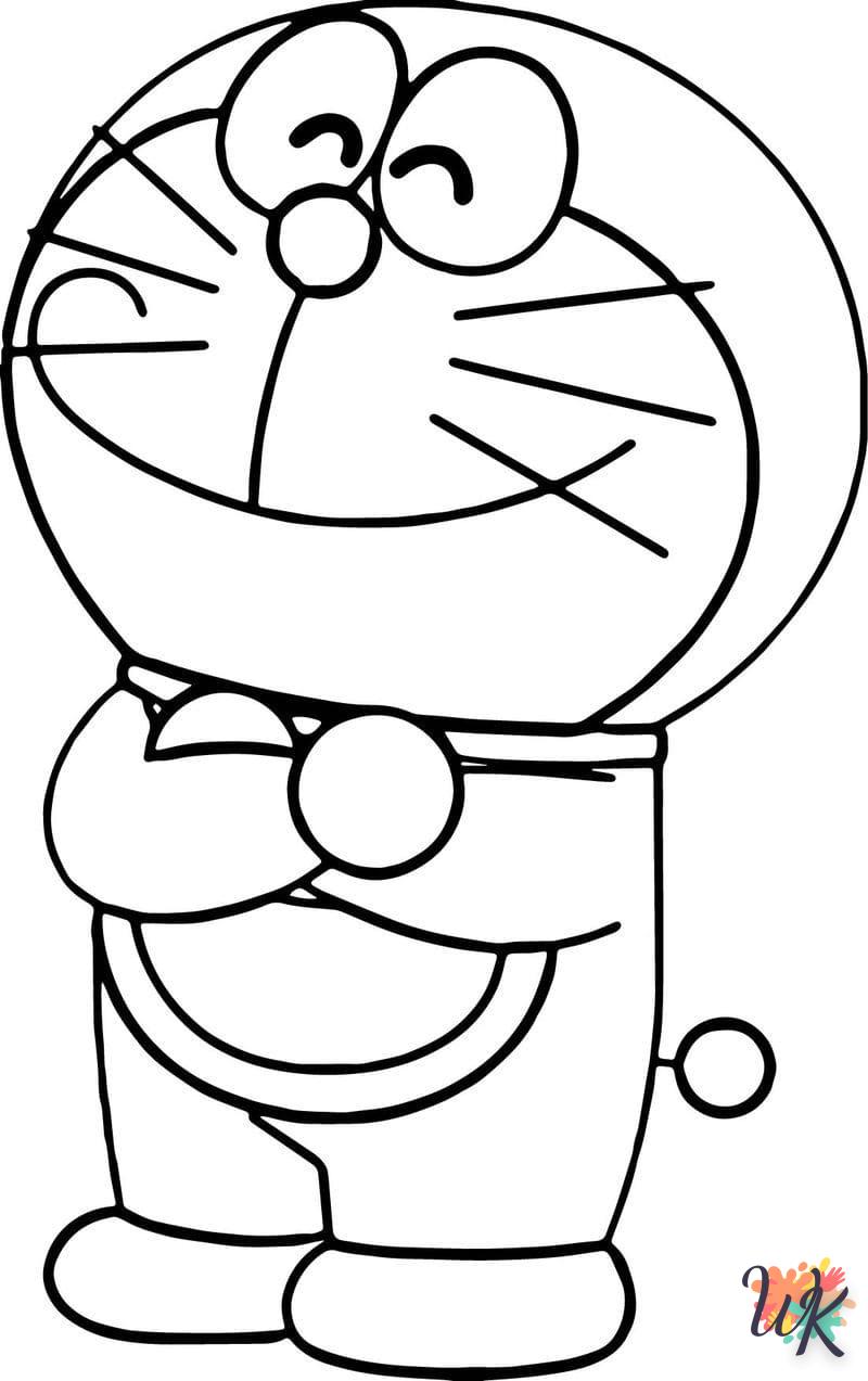 coloriage Doraemon  pour bebe a imprimer 1