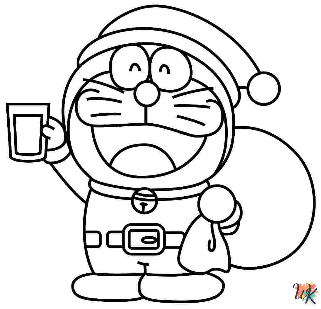 coloriage Doraemon  à colorier en ligne gratuit 1