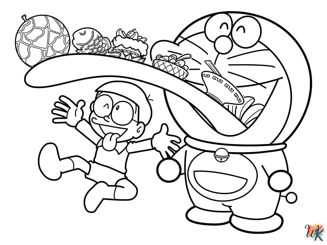 Coloriage Doraemon 19