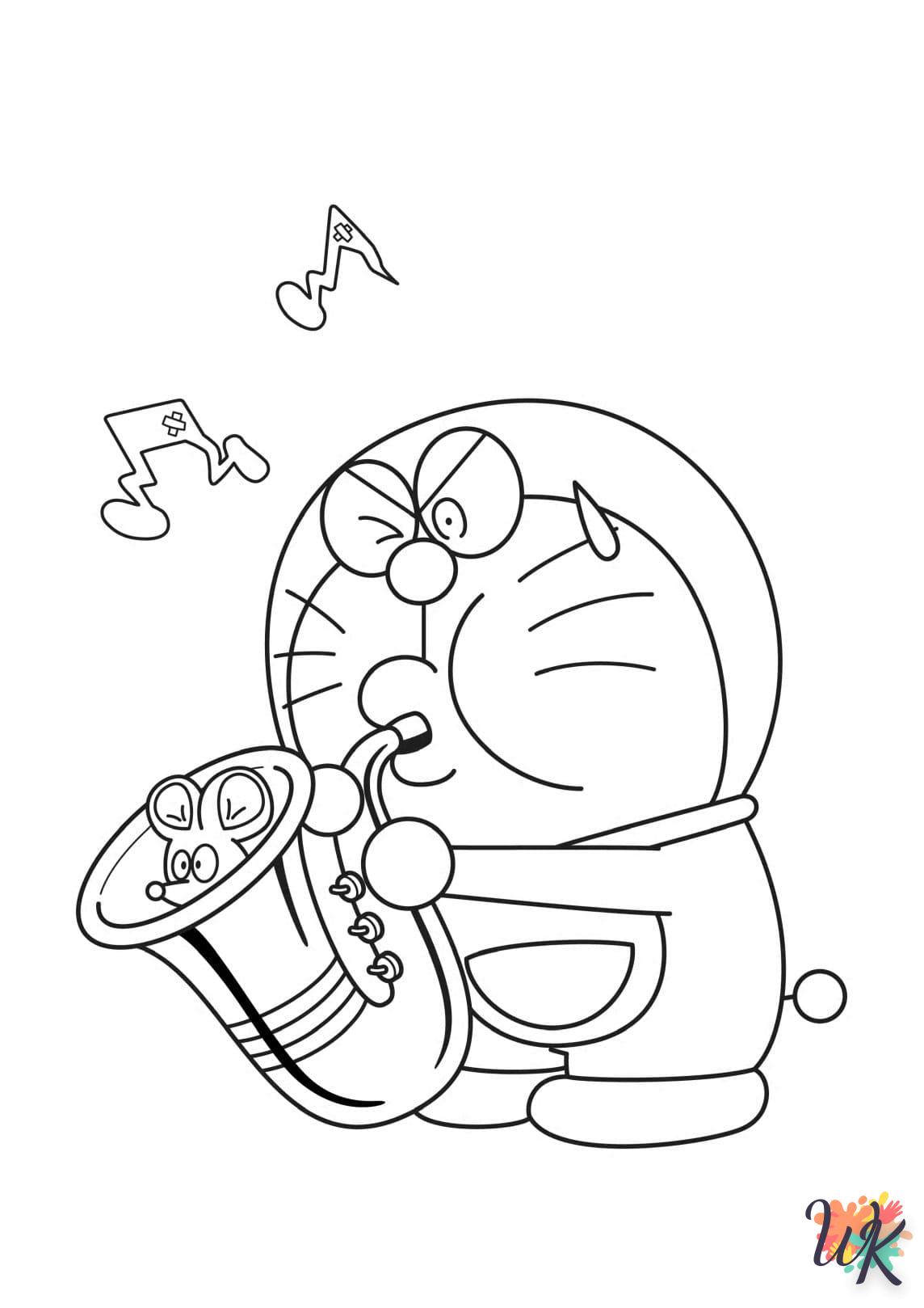 coloriage Doraemon  gratuit à imprimer 1