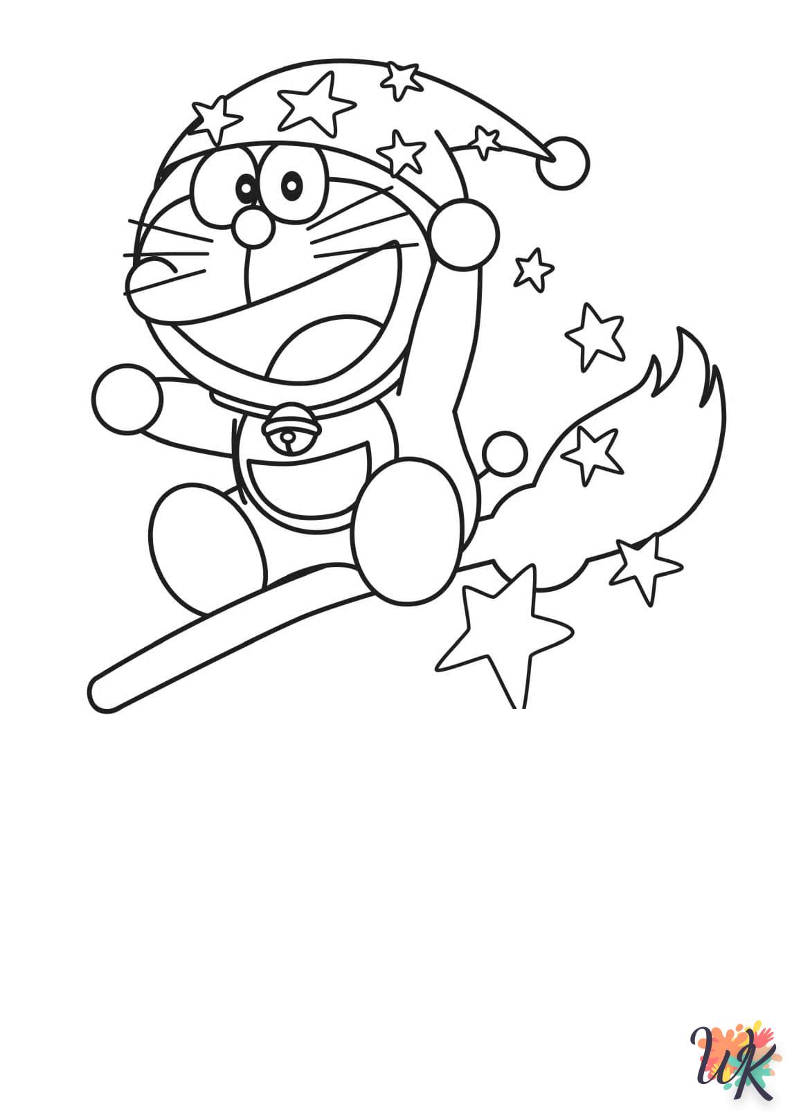 coloriage Doraemon  pour primaire