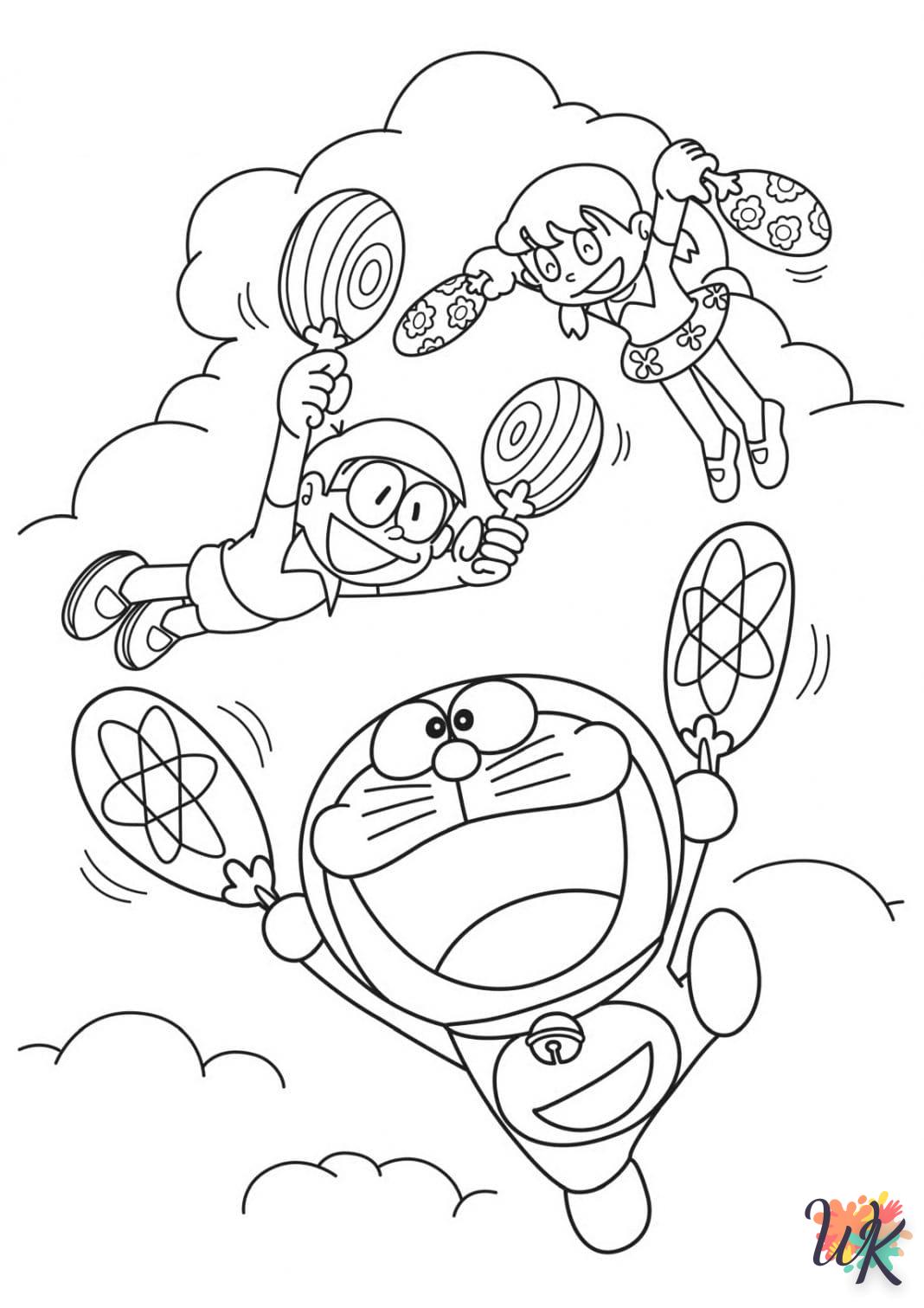 coloriage Doraemon  pour enfant de 6 ans 2