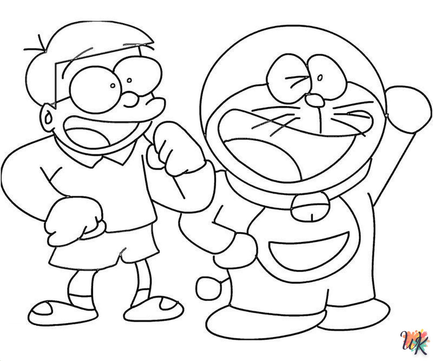 coloriage Doraemon  enfant 3 ans a imprimer