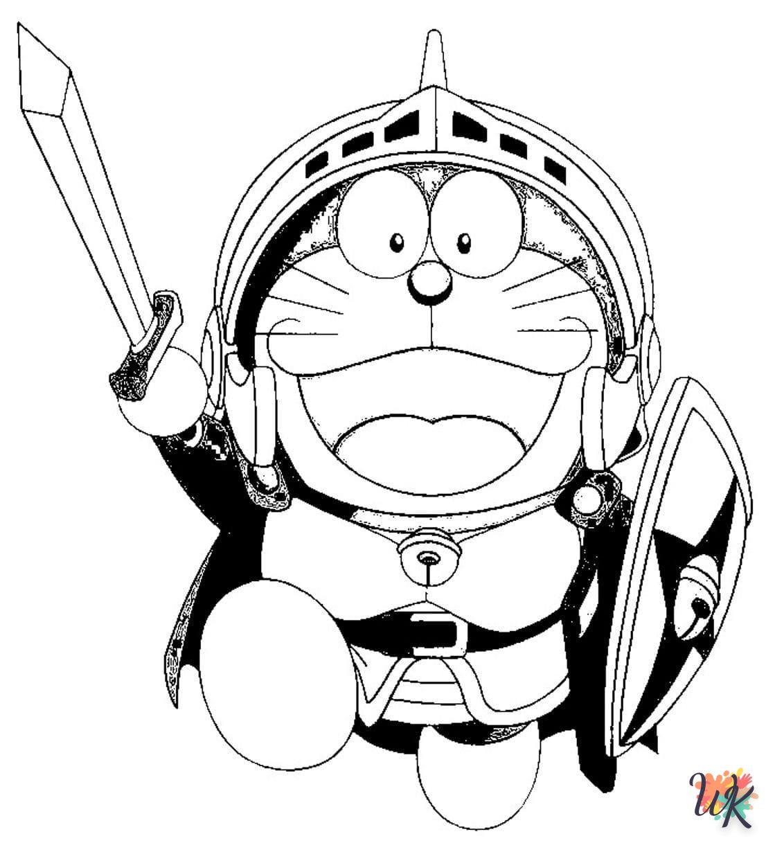 coloriage Doraemon  en ligne pour bebe de 2 ans 1