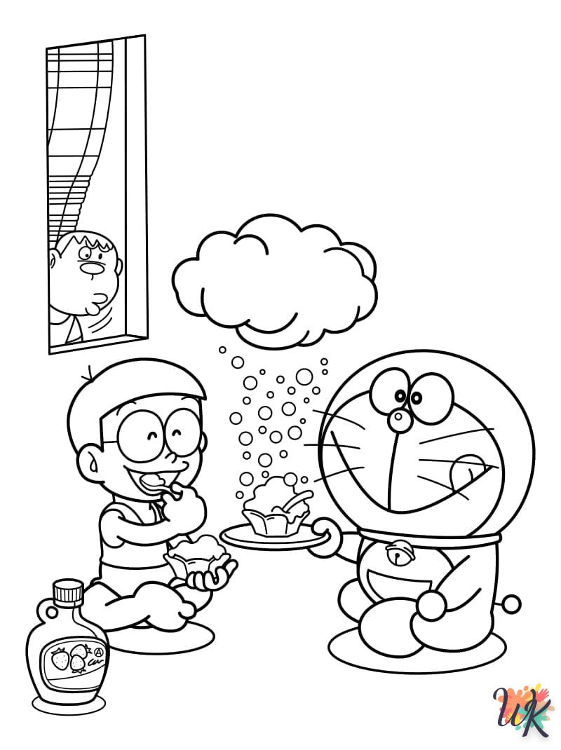 coloriage Doraemon  pour enfants à télécharger