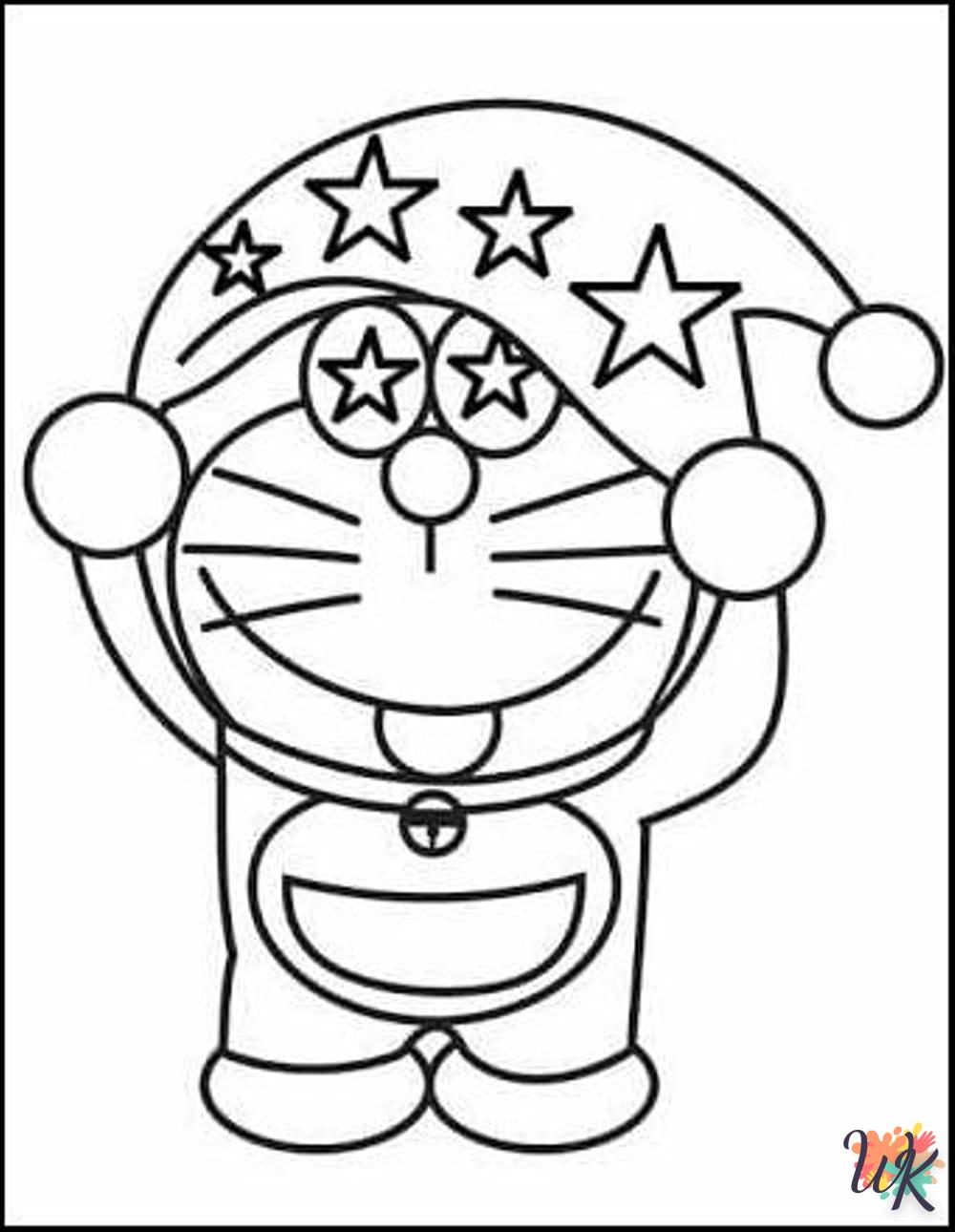 coloriage Doraemon  a imprimer pour enfant de 4 ans