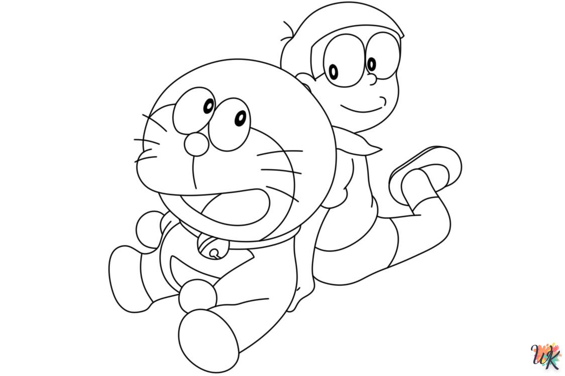 coloriage Doraemon  et dessin a imprimer 2