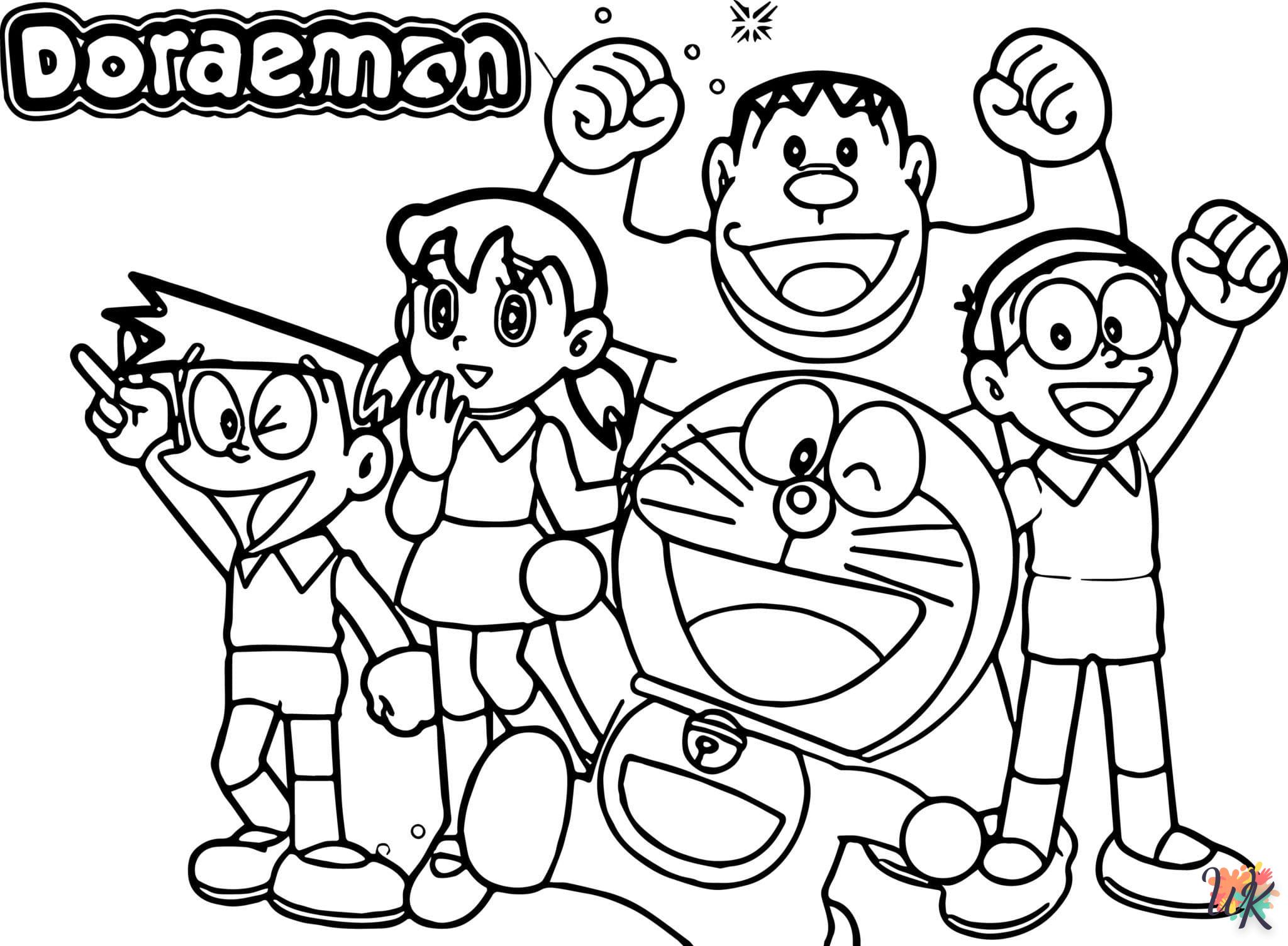 coloriage Doraemon  à imprimer pdf gratuit 1