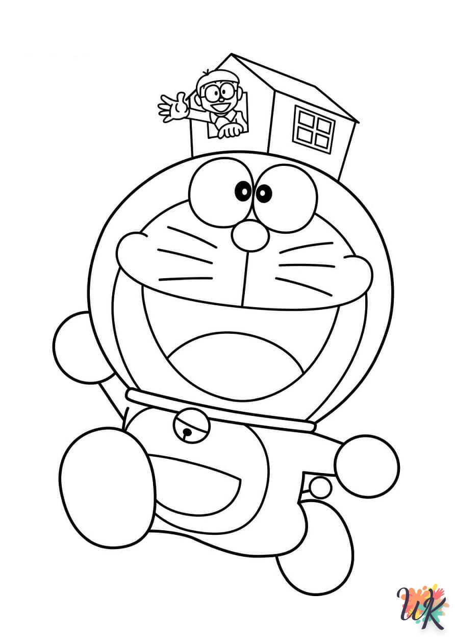 activité coloriage Doraemon  en ligne