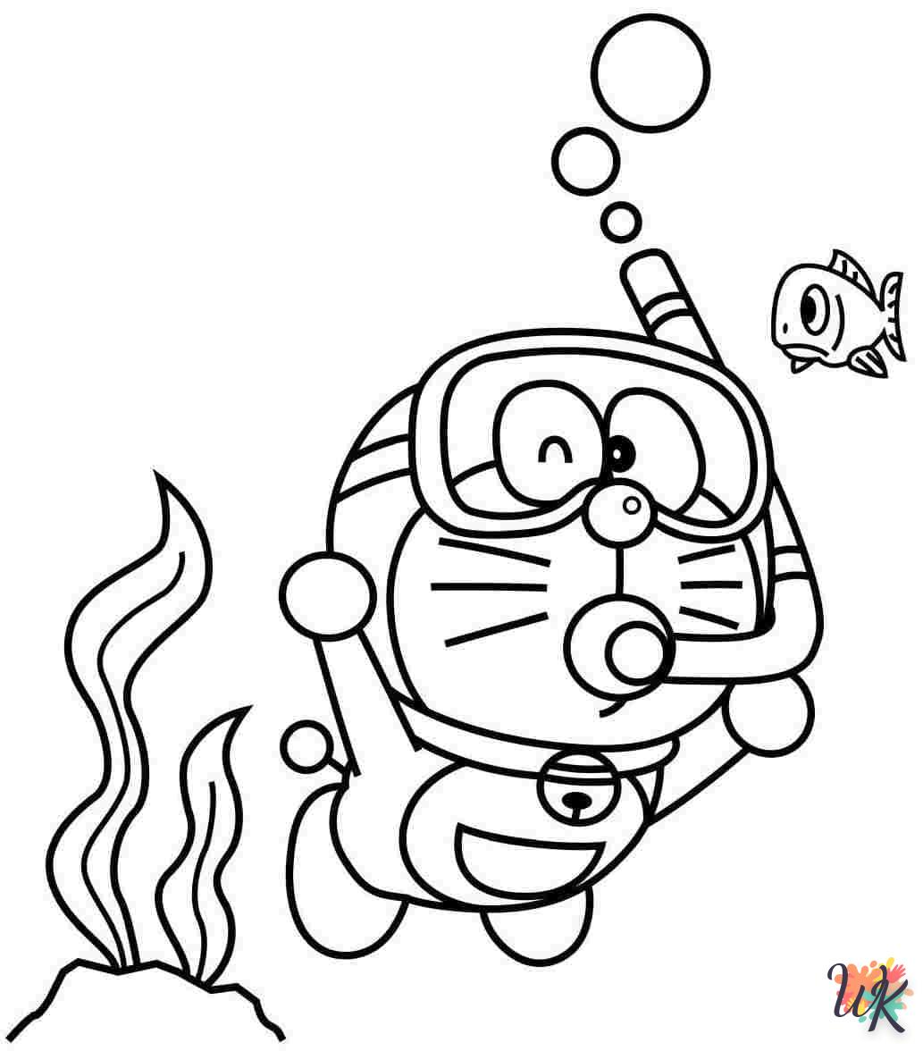 coloriage Doraemon  à imprimer pdf gratuit