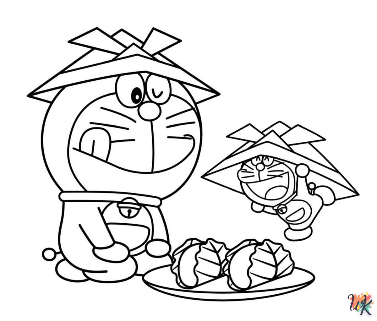 coloriage Doraemon  pour bebe a imprimer