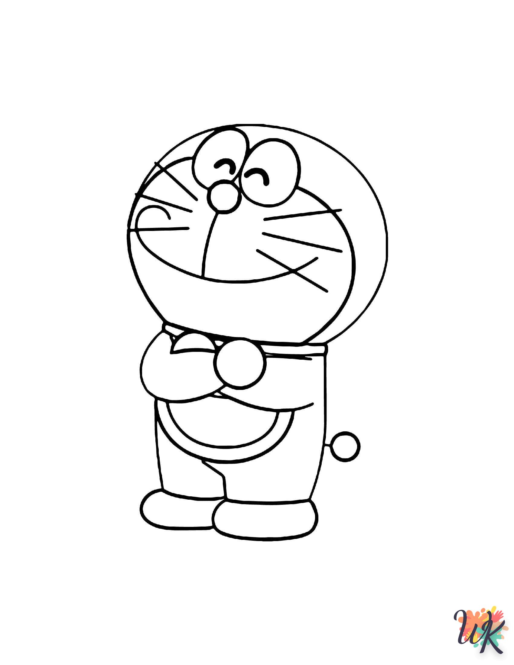 coloriage Doraemon  educatif pour enfant