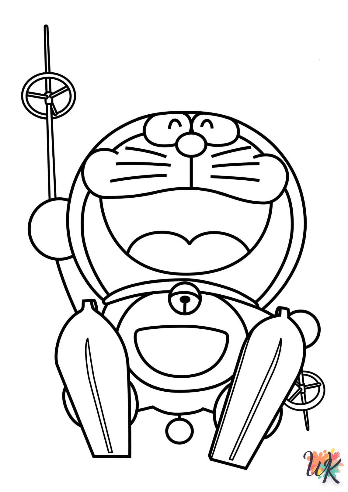 coloriage Doraemon  bebe à imprimer gratuit