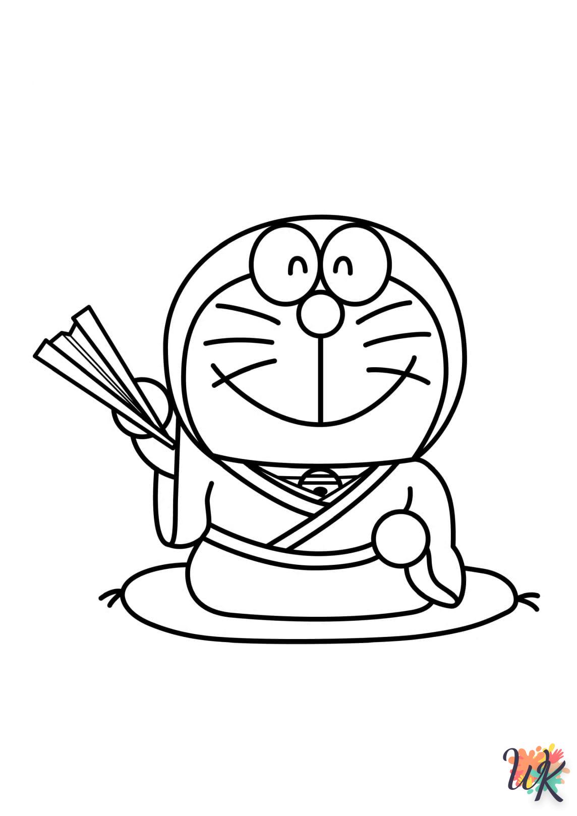 coloriage Doraemon  pour enfants a imprimer gratuit