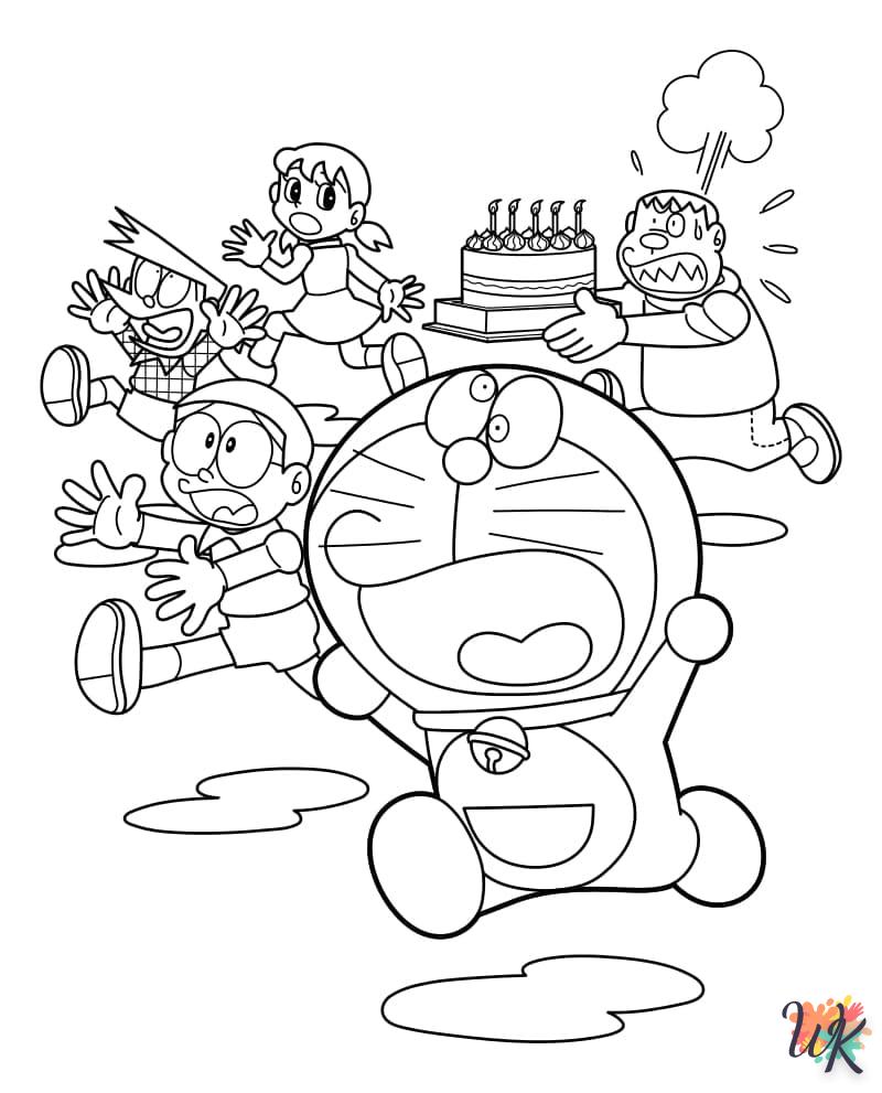 coloriage Doraemon  pour enfant à imprimer