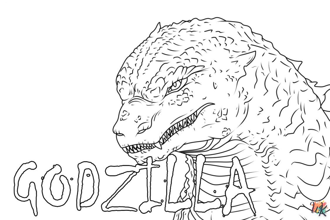 colorante Godzilla  para niño de 8 años
