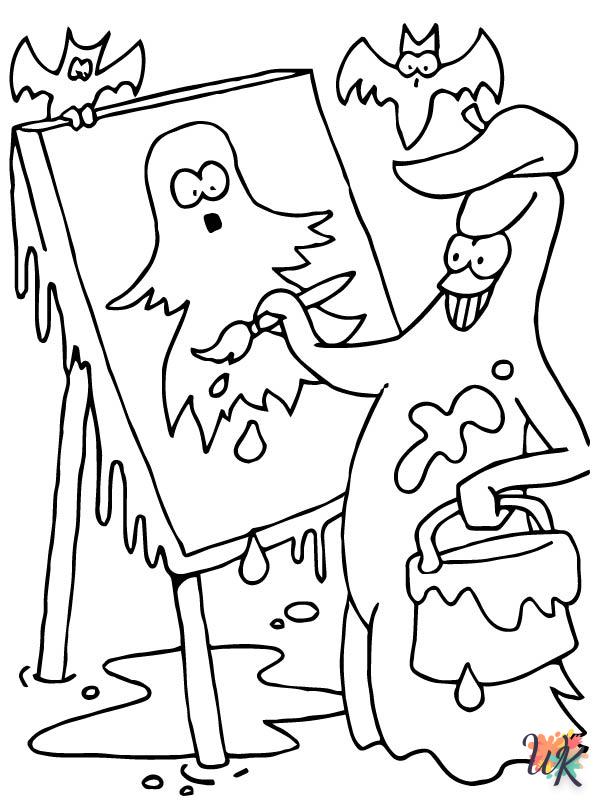 coloriage Halloween  pour enfant à imprimer 1