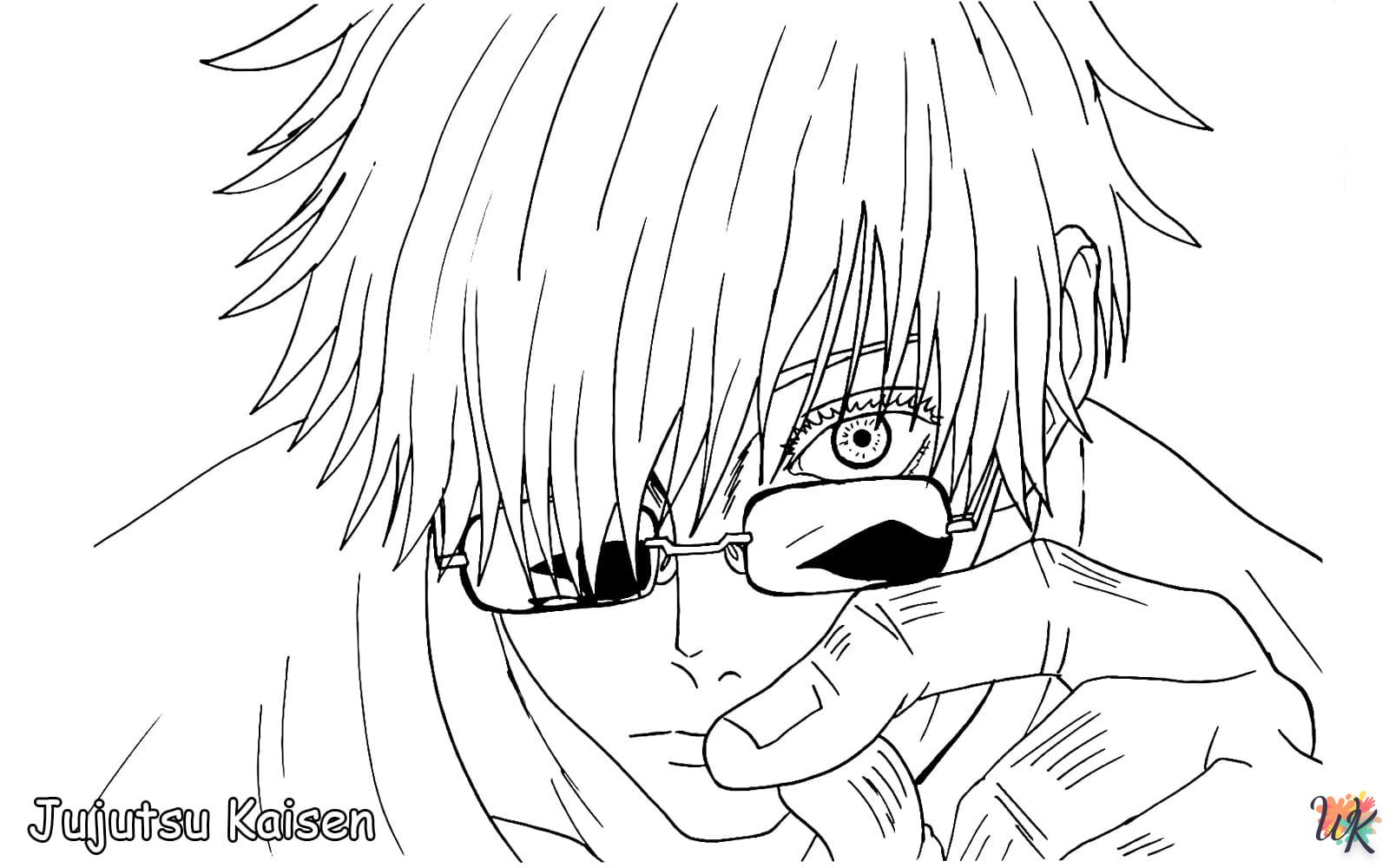 coloriage Jujutsu Kaisen  a telecharger 1