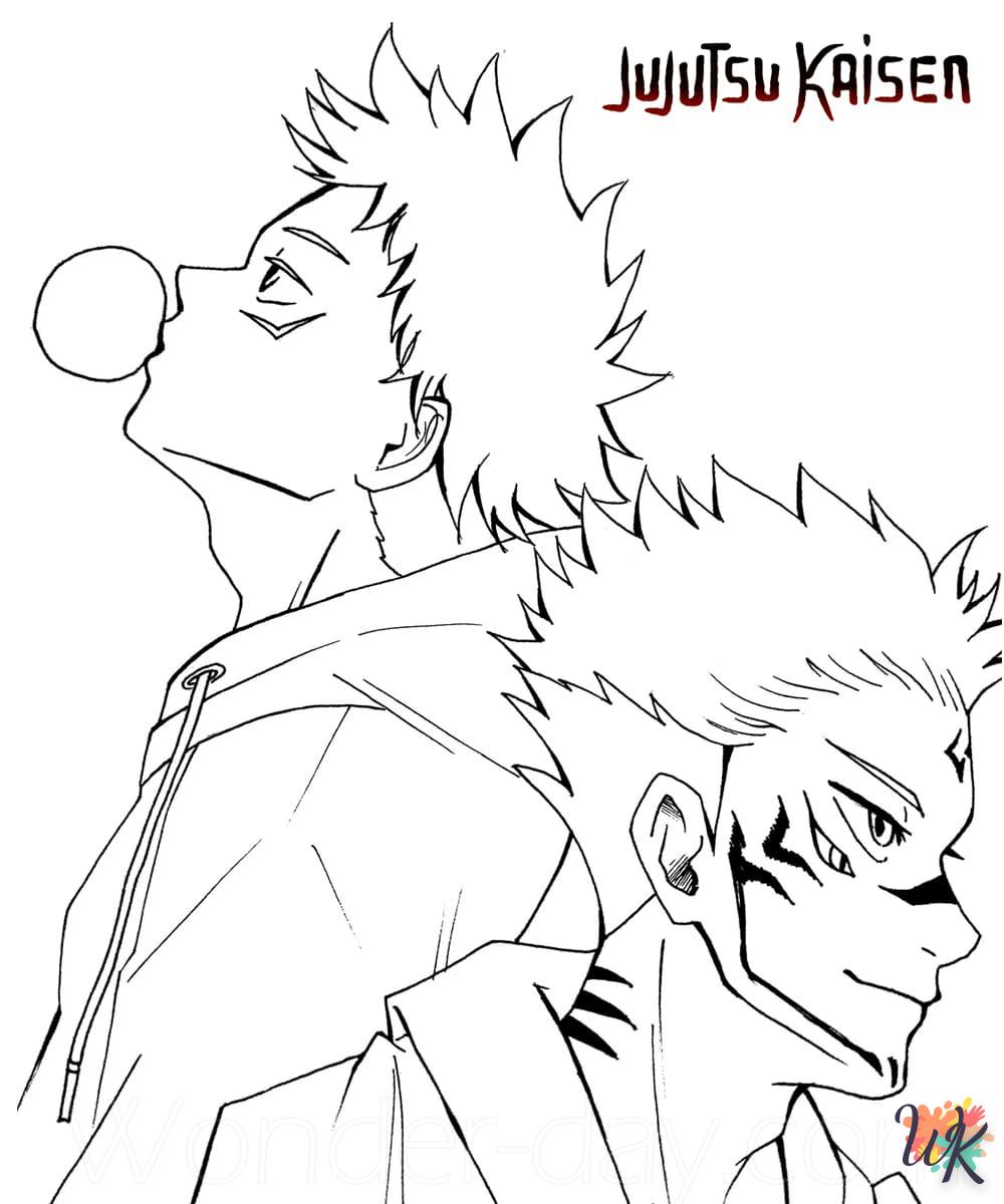 à imprimer coloriage Jujutsu Kaisen