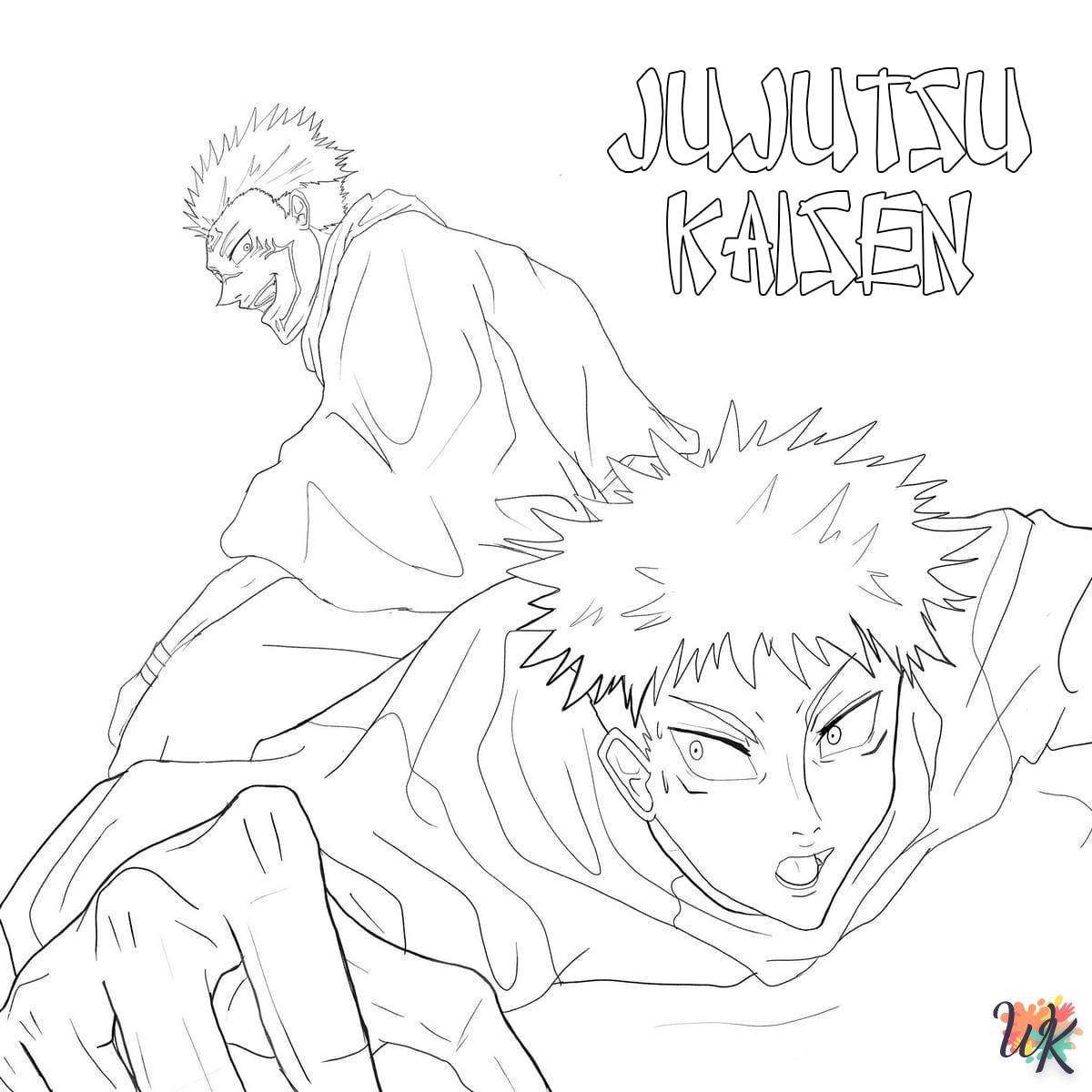 télécharger coloriage Jujutsu Kaisen  gratuit