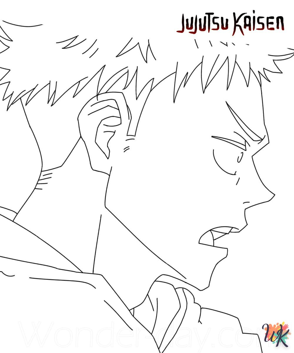 a imprimer coloriage Jujutsu Kaisen  gratuit