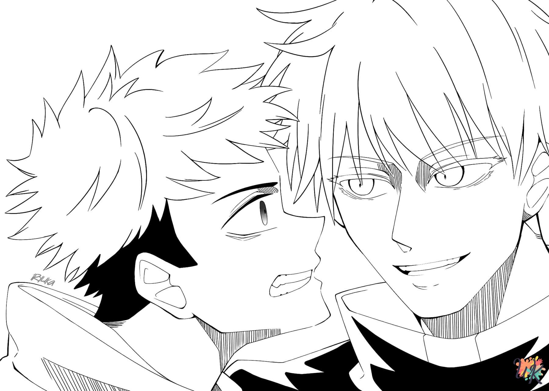 coloriage Jujutsu Kaisen  en ligne pour enfant