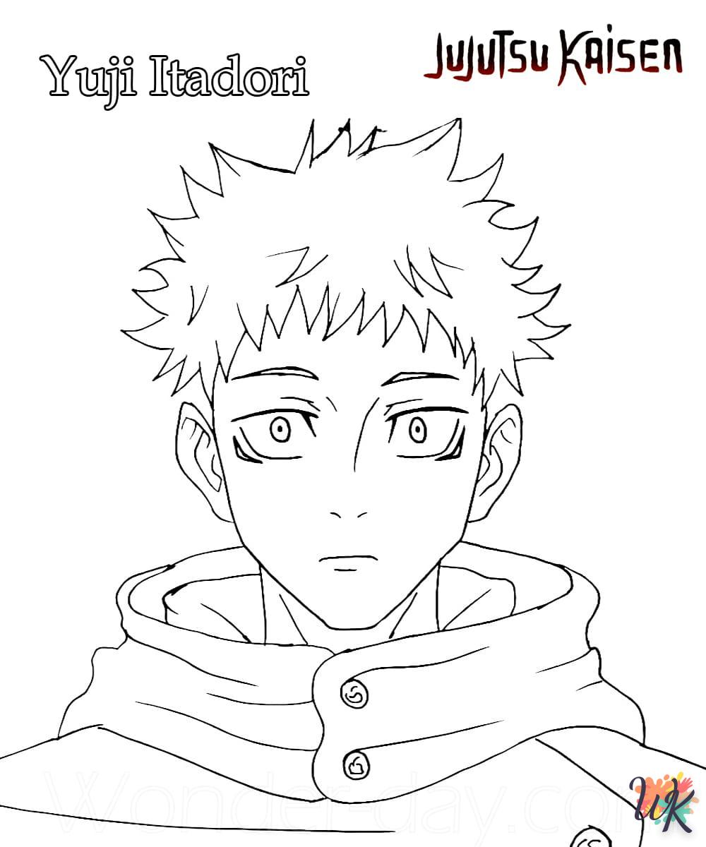 coloriage Jujutsu Kaisen  en ligne a colorier