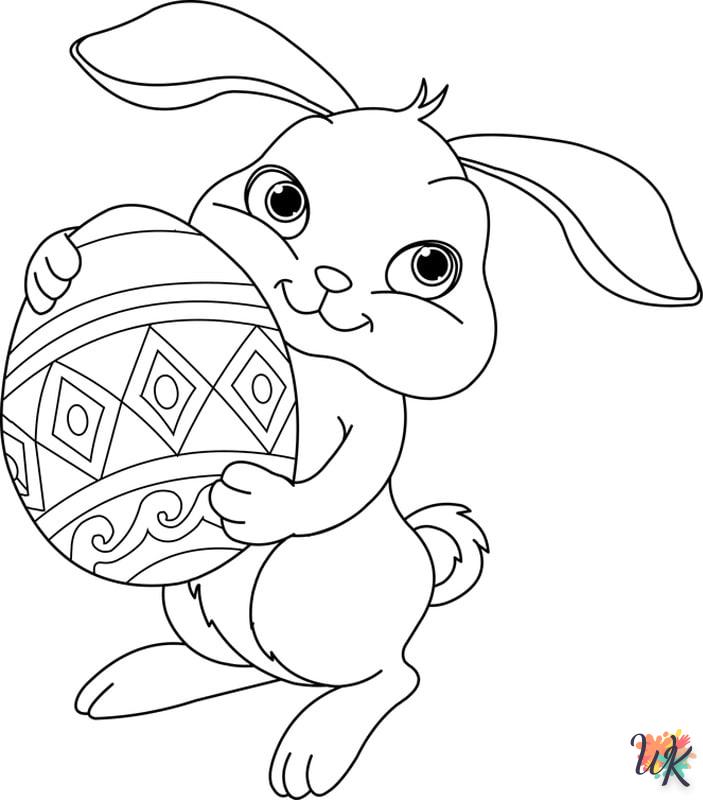 Coloriage Lapin 10