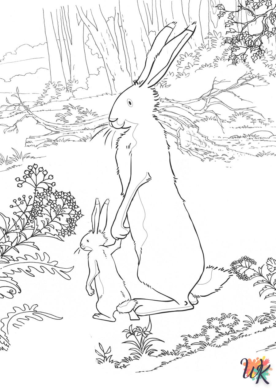 Coloriage Lapin 16