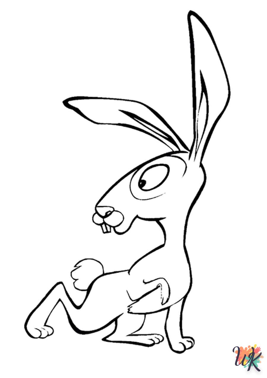 Coloriage Lapin 19