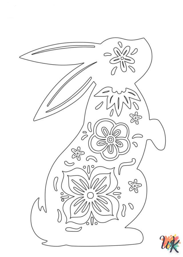 Coloriage Lapin 2