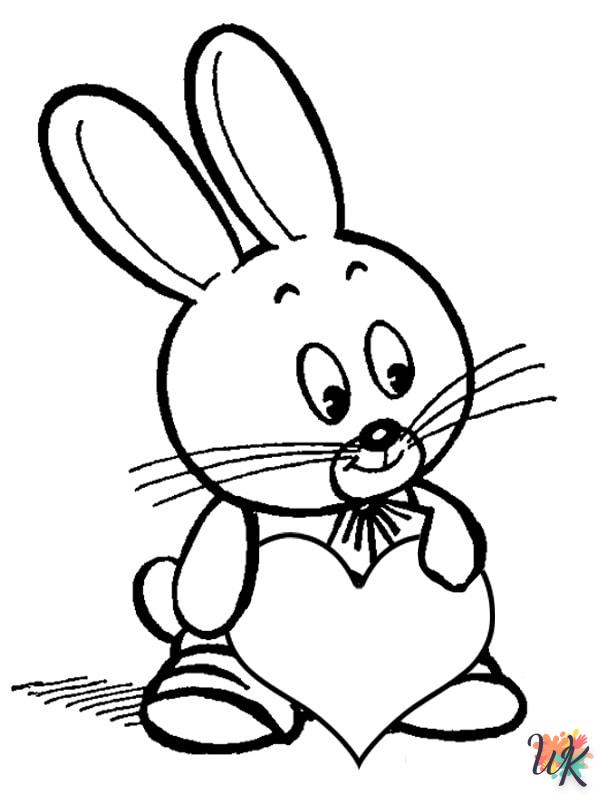 Coloriage Lapin 21