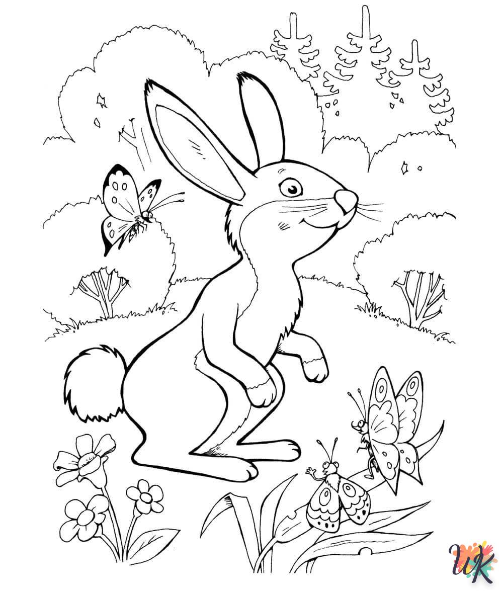 Coloriage Lapin 24