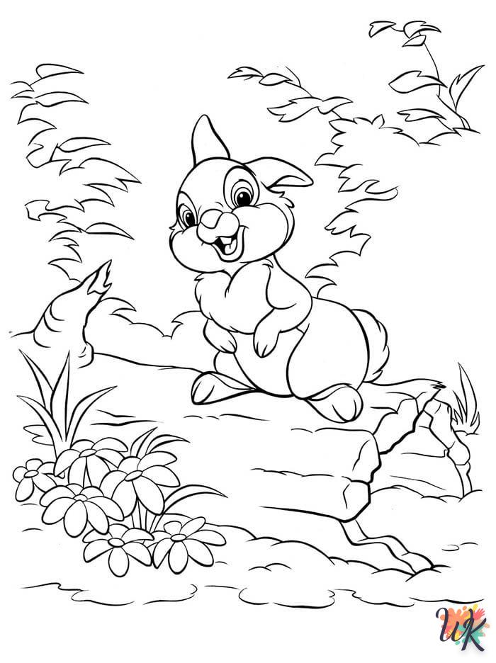 Coloriage Lapin 25