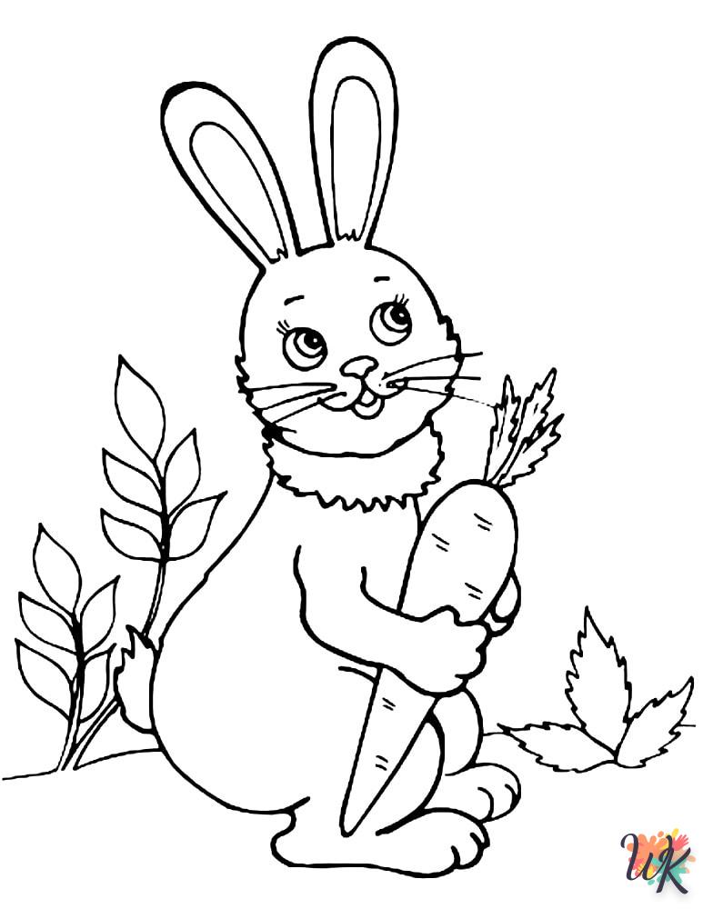 Coloriage Lapin 27