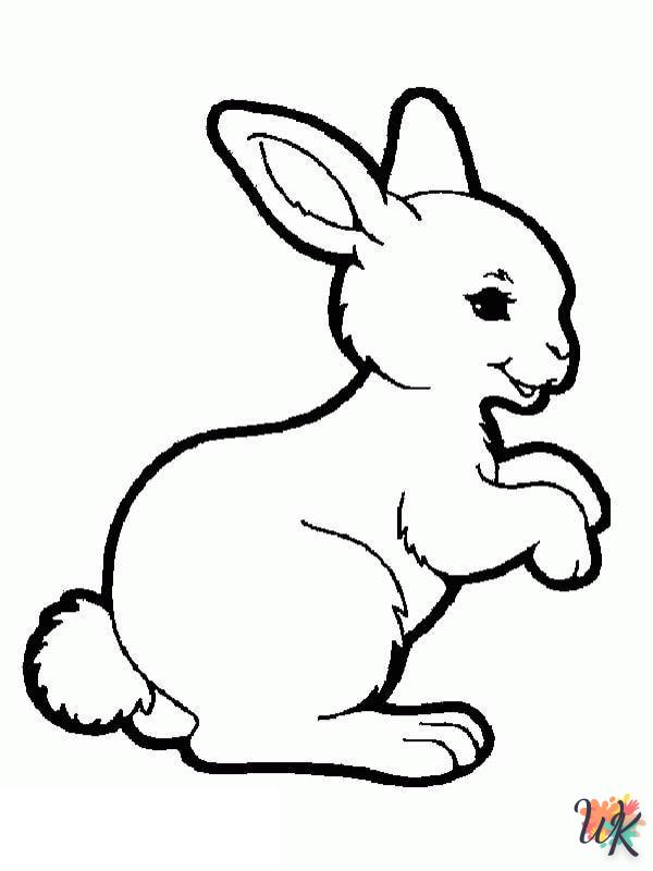 Coloriage Lapin 28