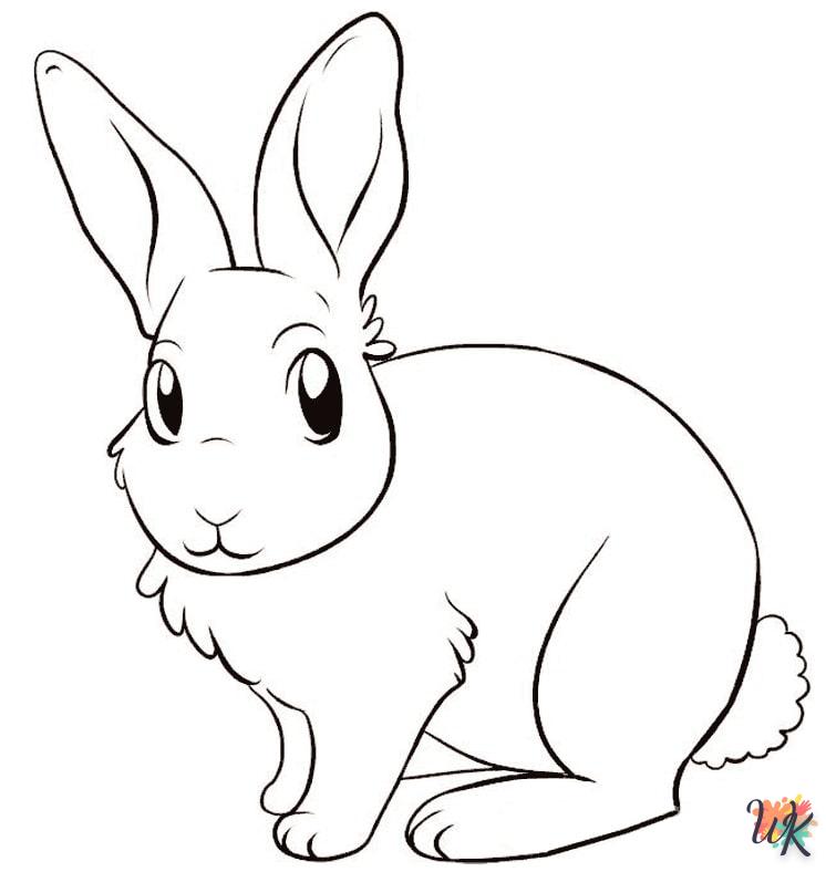 Coloriage Lapin 29