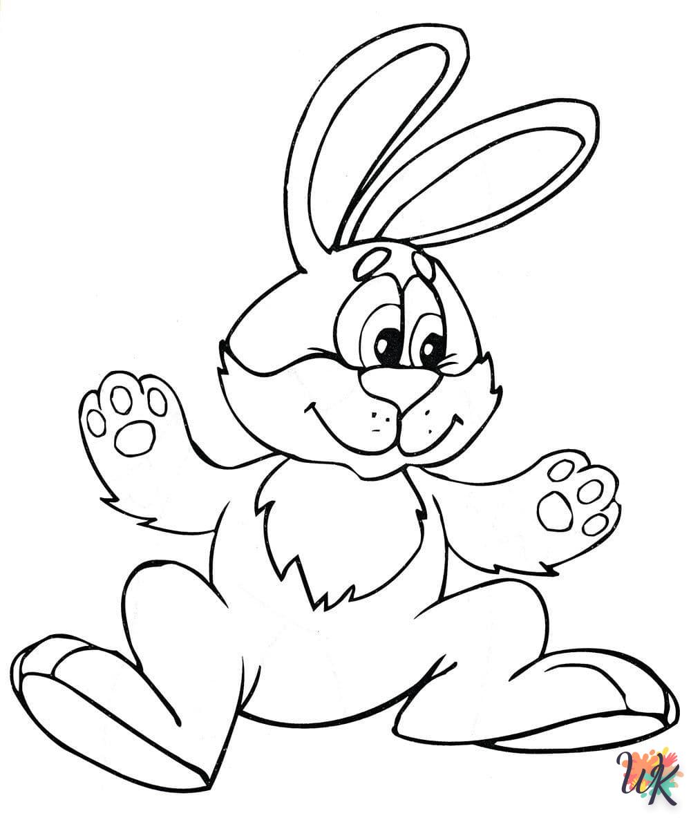 Coloriage Lapin 30