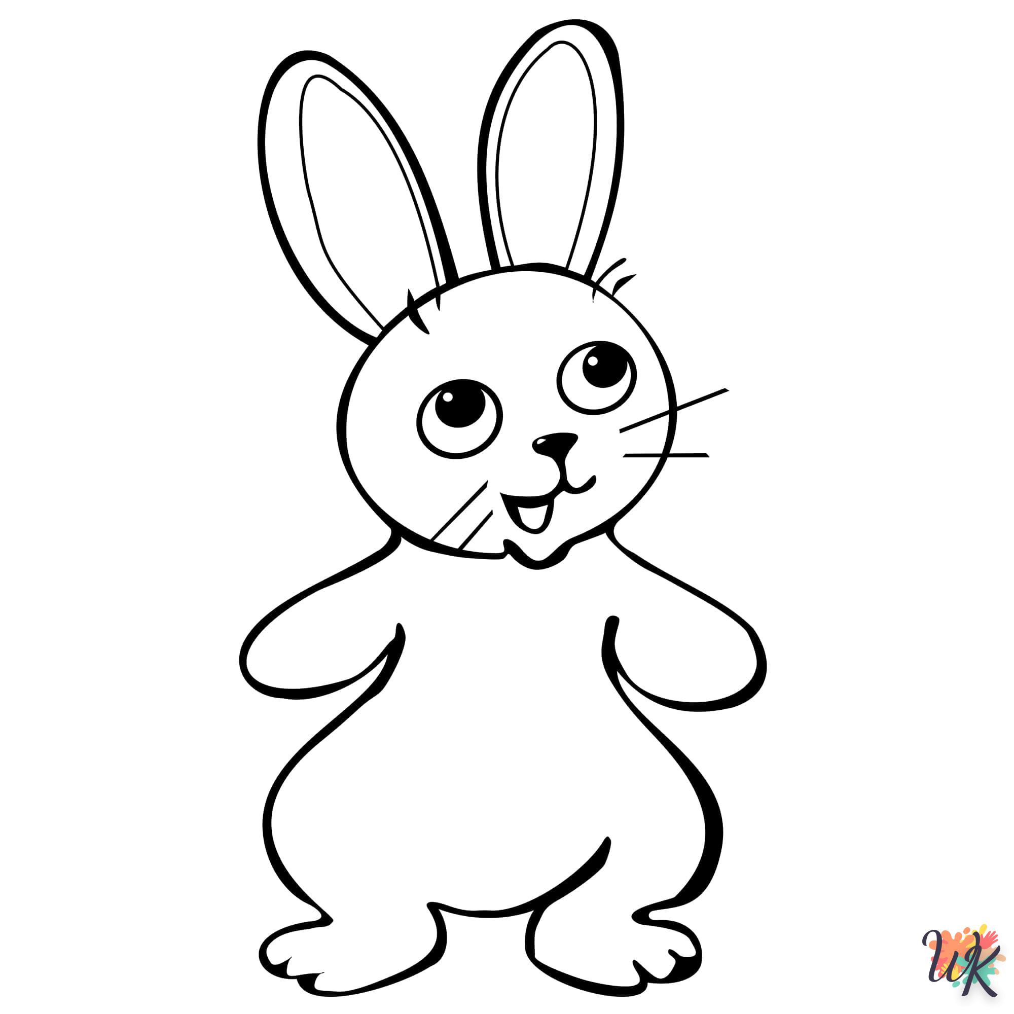 Coloriage Lapin 32