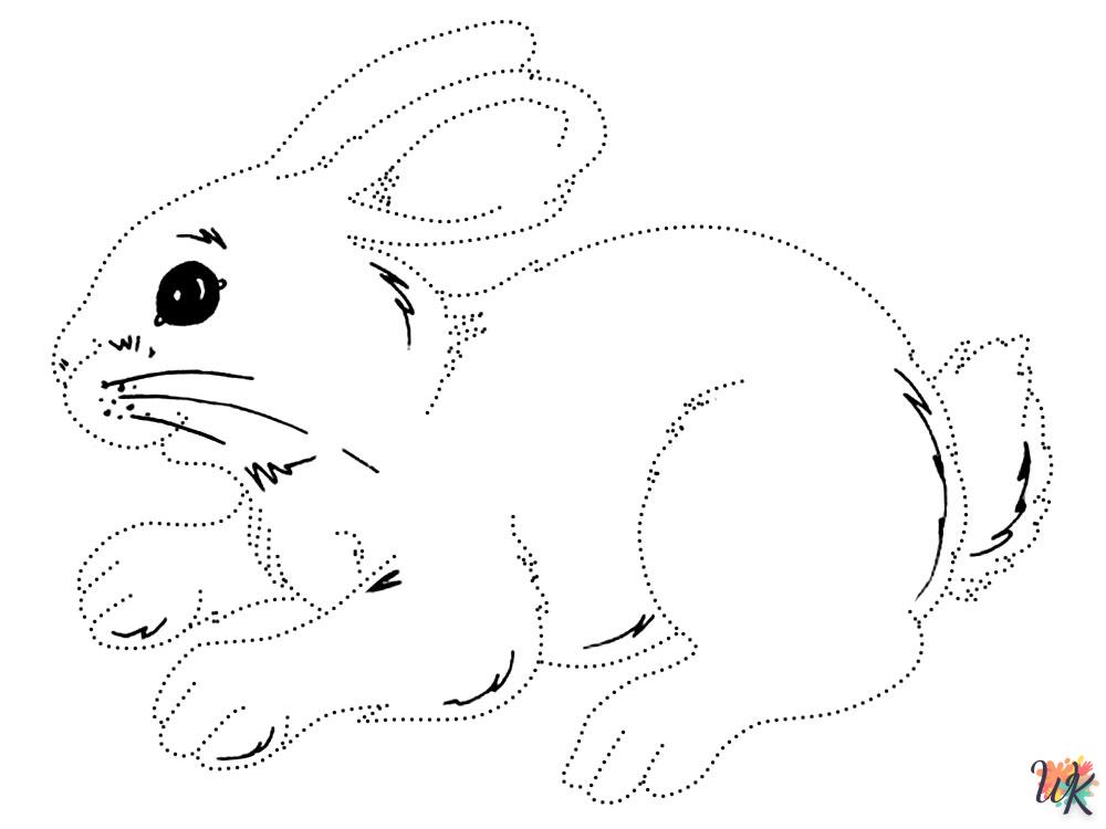 Coloriage Lapin 35