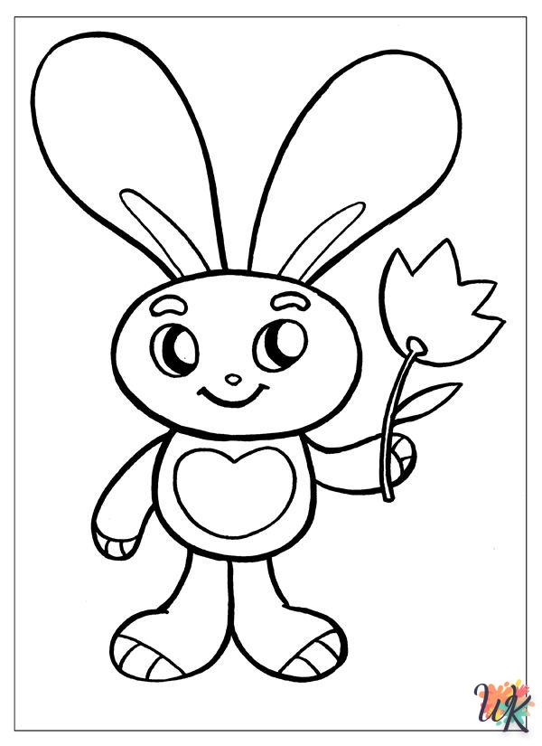 Coloriage Lapin 36