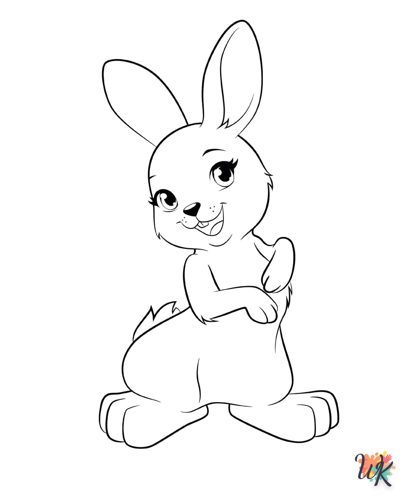 Coloriage Lapin 37