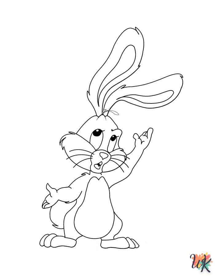 Coloriage Lapin 38