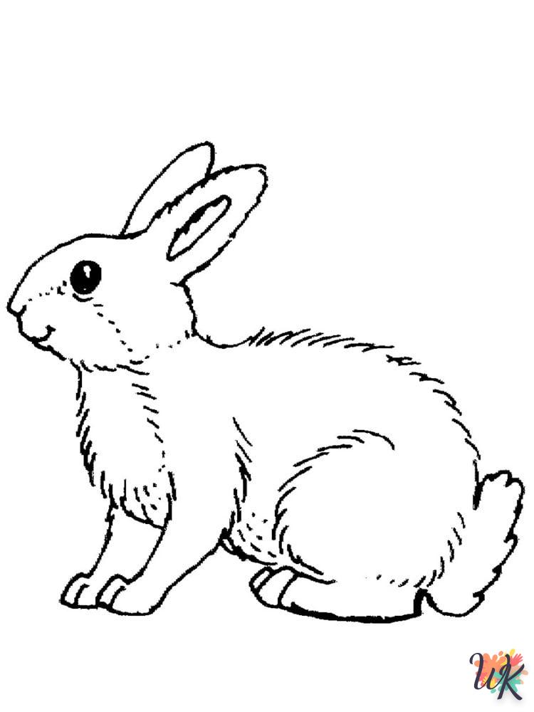 Coloriage Lapin 39
