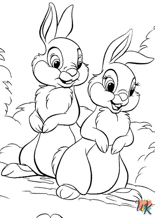 Coloriage Lapin 41